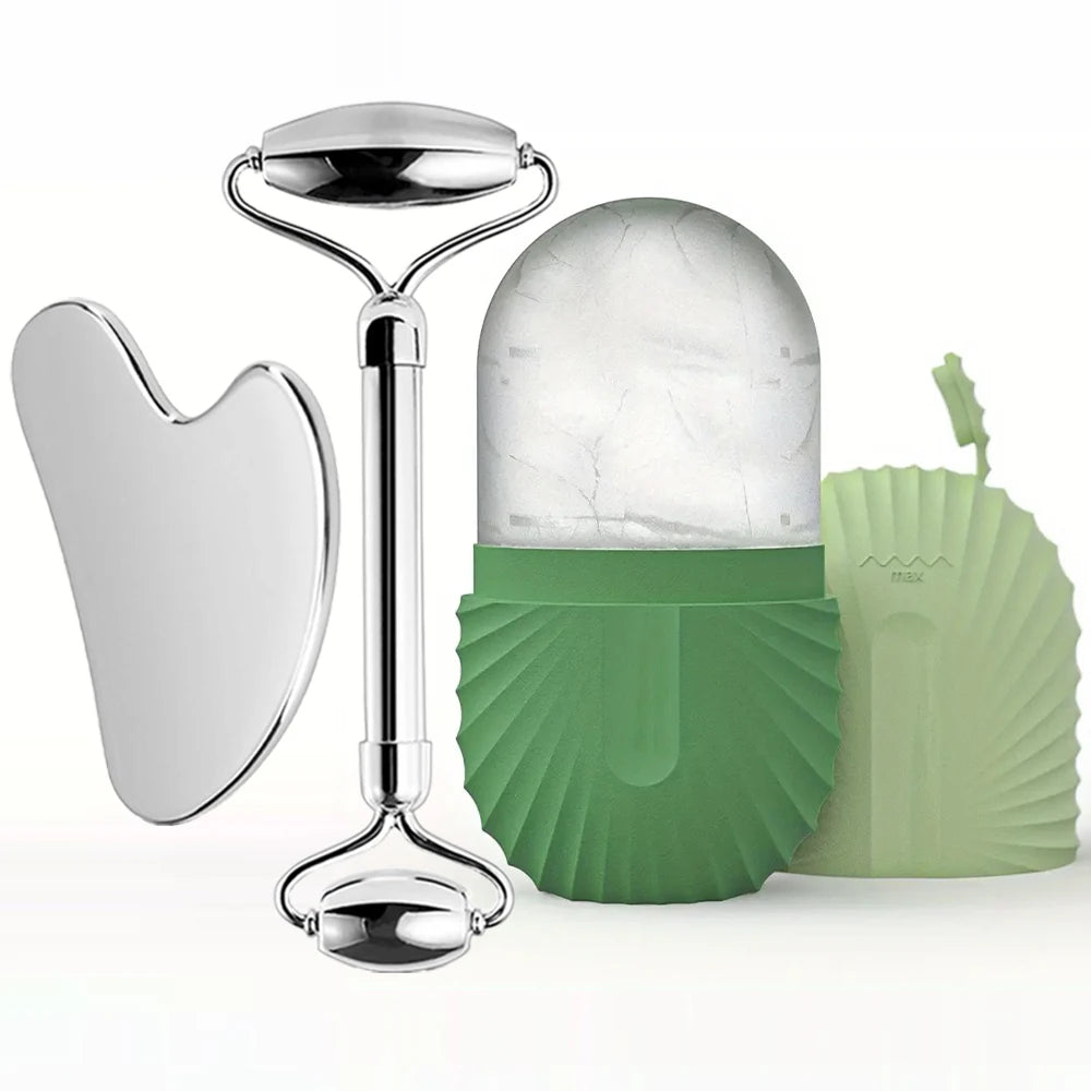 Ice Face Roller, Steel Facial Facial & Tool Face Massage Skincare