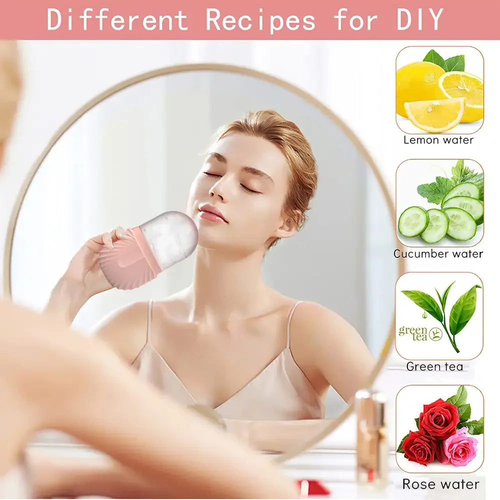Ice Face Roller, Steel Facial Facial & Tool Face Massage Skincare