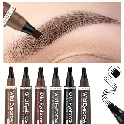 6 Colour Eyebrow Pen (Waterproof)