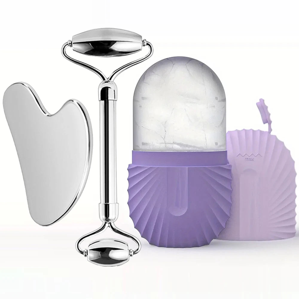 Ice Face Roller, Steel Facial Facial & Tool Face Massage Skincare