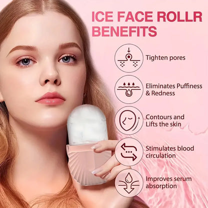 Ice Face Roller, Steel Facial Facial & Tool Face Massage Skincare