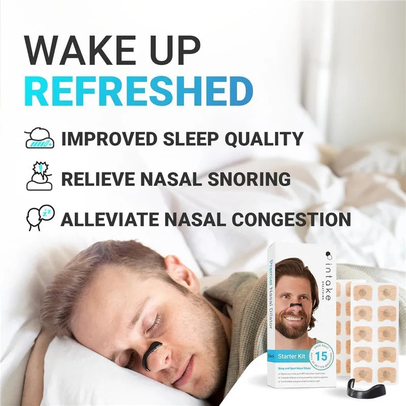 Magnetic Nasal Breathing
Better for sleep, exercise and daily life!